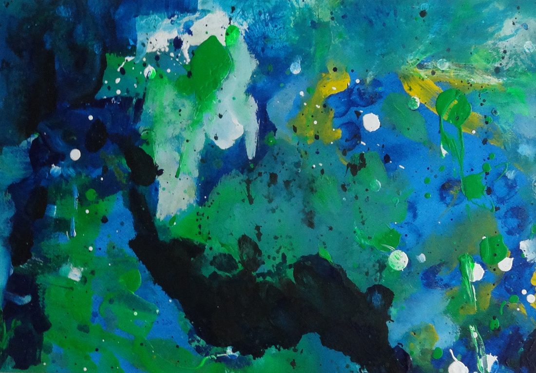 Steffens abstract painting - Joyful Refrain