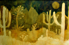 Steffens watercolor painting - Sonoran Desert