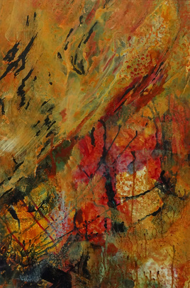 Steffens abstract painting - Rising Above