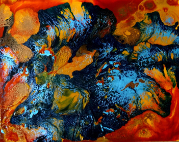 Steffens abstract painting - Cosmic Dance
