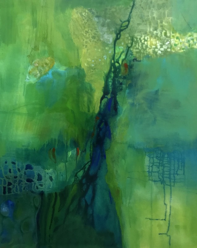 Steffens abstract painting -  Joyful Wave